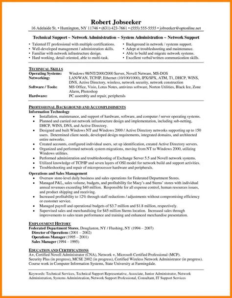 It Technician Resume Template