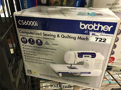 BROTHER CS6000I COMPUTERIZED SEWING & QUILTING MACHINE