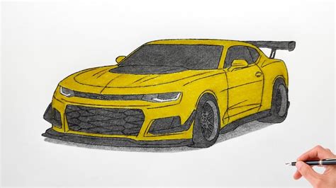 How To Draw A Chevrolet Camaro Zl1 Easy Drawing Chevy Camaro Ss 2020 | Porn Sex Picture