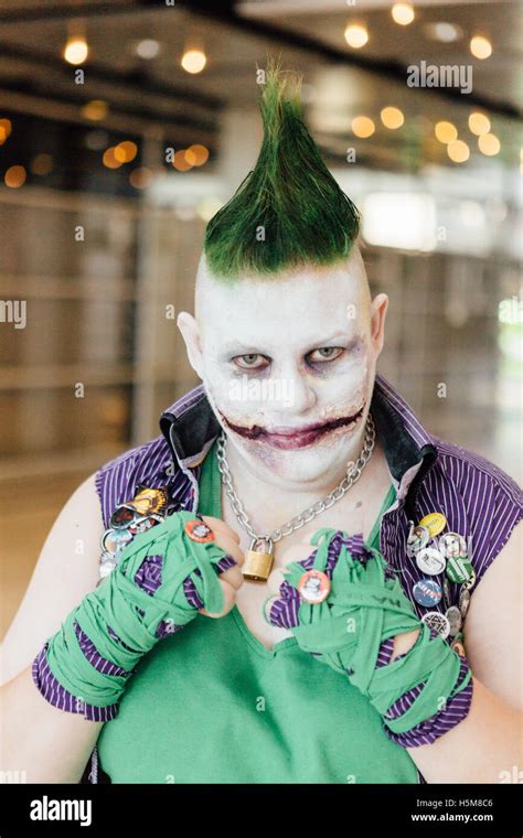 Joker costume hi-res stock photography and images - Alamy