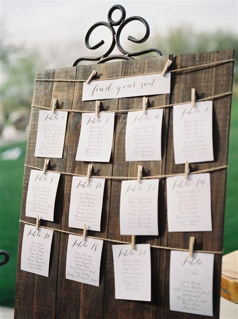 Pin by LiliAnne Rohan on Wedding | Wedding table assignments, Wedding ...