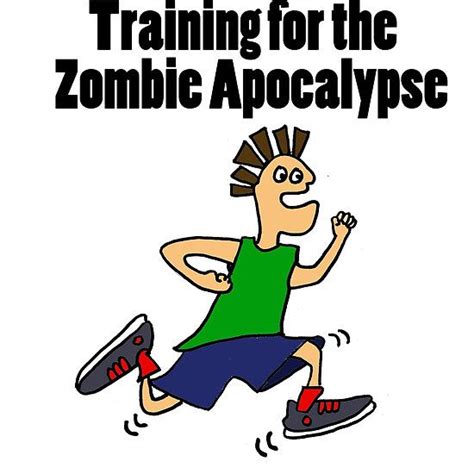 Cool Funny Runner Dude Zombie Apocalypse Cartoon by naturesfancy | Runner humor, Apocalypse ...