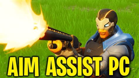 How to get Aim Assist on PC in Fortnite! - YouTube