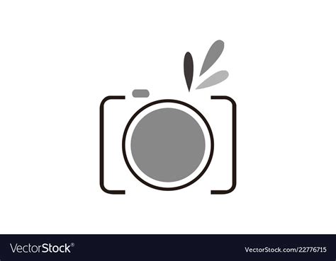 Camera icon logo designs inspiration isolated Vector Image