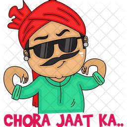 Chora Jaat Ka Icon - Download in Sticker Style