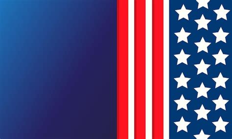 Premium Vector | American usa flag style stars and stripes united states of america on blue ...