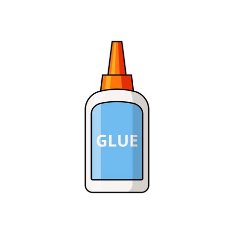 Glue Bottle vector icon isolated on white background 16182120 Vector ...