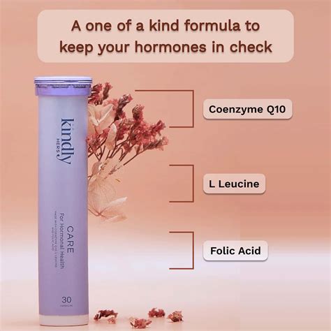 Buy CARE BY KINDLY HERS - REGULATES HORMONAL IMBALANCE IN WOMEN KEEPS STRESS & ANXIETY AWAY|30 ...