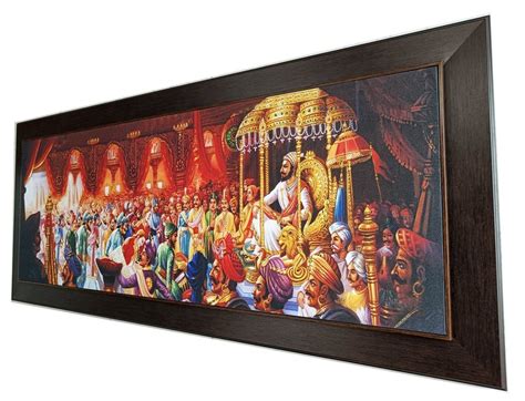 Shivaji Maharaj Rajyabhishek Frame at ₹ 5200 in Mumbai | ID: 26414172633