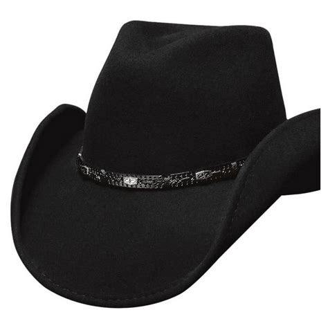 Bullhide - Bullhide Hats 0381BL Wild Horse Black Wool Cowboy Hat Size: Small - Walmart.com ...