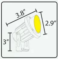 ABBA LIGHTING CD75 Aluminum Spot Light Installation Guide