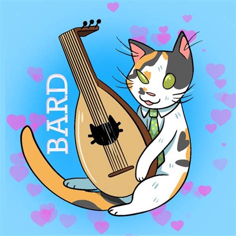 Bard Cat | Etsy