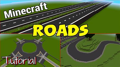 Minecraft Roads Tutorial And Tips - YouTube