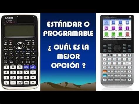 CALCULADORAS CIENTÍFICAS, ¿ ESTÁNDAR O PROGRAMABLE ? - YouTube