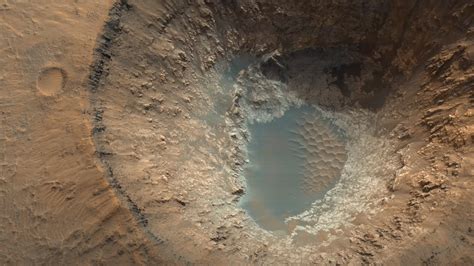 A detailed look at a crater on Mars – Chris Glass