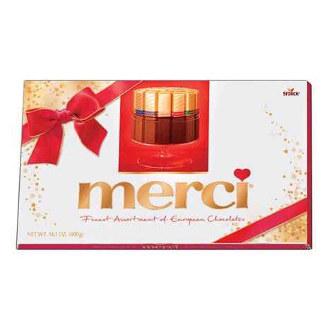 Merci Assortment of European Chocolates Holiday Box, 14.1 oz. - Walmart.com