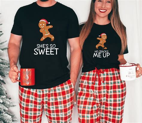 Christmas Gingerbread Shirts, Christmas Couple Shirts, Christmas Love Shirt, Holiday Matching ...