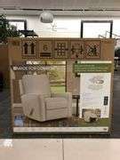 Fabric Swivel Glider Recliner Chair - Prime Time Auctions, Inc.