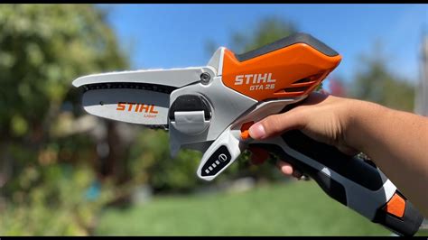 Stihl GTA 26 Unboxing&Review!! **Handheld mini chainsaw!!** - YouTube