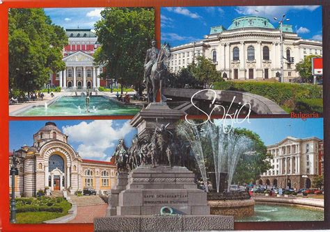 A Journey of Postcards: Sofia | София, capital of Bulgaria