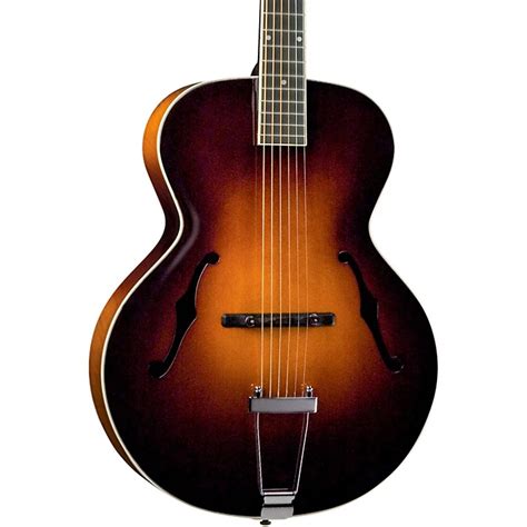 The Loar LH-700 Archtop Acoustic Guitar Vintage Sunburst | Music123