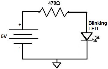 How to Build a Blinking LED Circuit