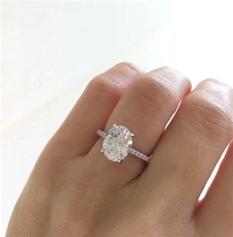 Etsy Oval Cut Engagement Ring | Katherine Schwarzenegger's Engagement Ring | POPSUGAR Fashion ...