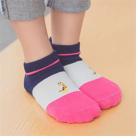 Children Girls Boys socks Autumn And Winter Cotton Cartoon Creative lovely Little feet Clothing ...