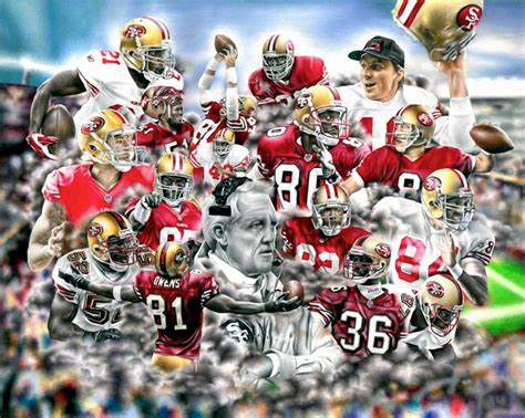 San Francisco 49ers past & Present Art Print - Etsy