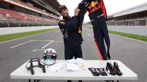 What kit does an F1 driver wear? Daniel Ricciardo explains! - YouTube