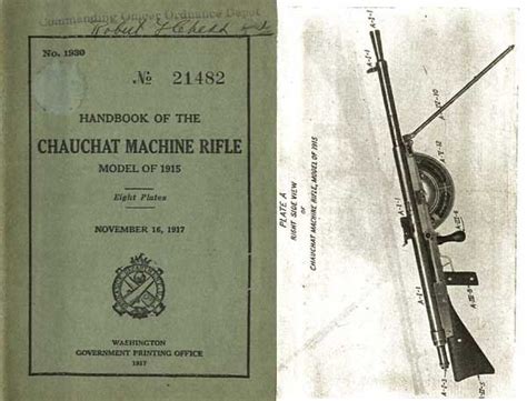 Chauchat Machine Rifle 1917 Manual - Cornell Publications