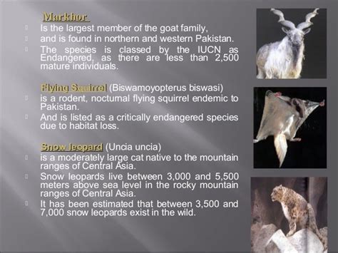 Endangered species in Pakistan