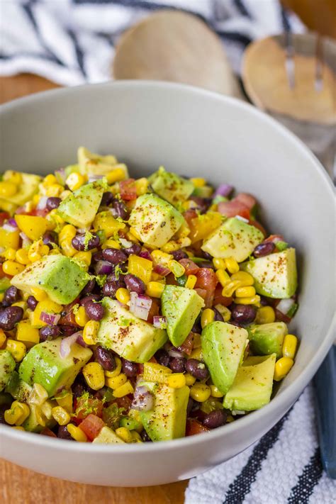 Loaded Guacamole Salad with Lime Vinaigrette - Unsophisticook