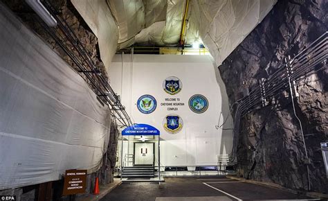 Top secret NORAD base buried deep inside Cheyenne Mountain opens its 23-ton blast doors | Daily ...