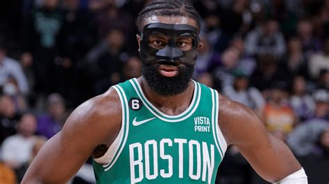 Why does Jaylen Brown wear a mask? | The US Sun