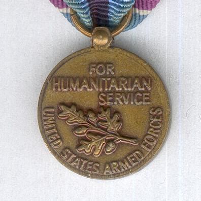 Humanitarian Service Medal, miniature, Medal-Medaille , Orders ...