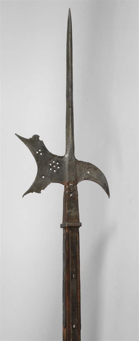 Halberd Early 17th century, probably German, slender fou… | Drouot.com