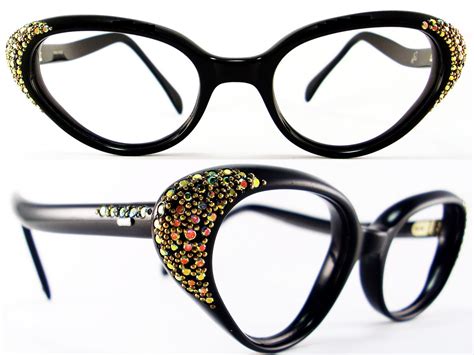 Vintage Eyeglasses Frames Eyewear Sunglasses 50S: VINTAGE CAT EYE GLASSES SUNGLASS FRAME FRANCE ...