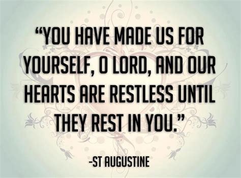 Restless Heart Saint Augustine Quotes. QuotesGram