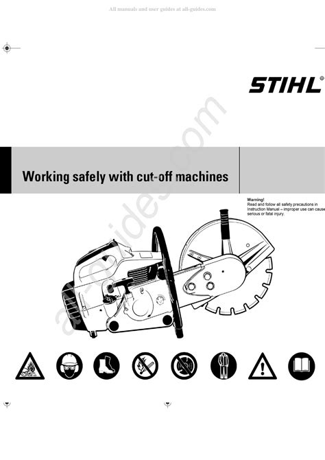 STIHL CUTQUIK TS-420 SAW INSTRUCTION MANUAL | ManualsLib