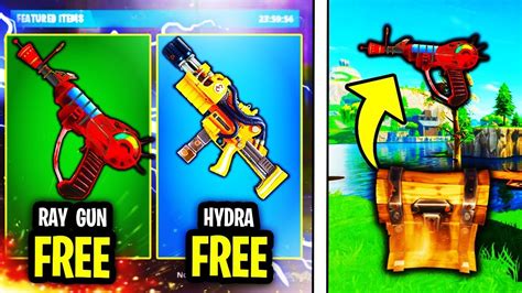 NEW FORTNITE SEASON 4 "RAY GUN"! NEW RAY GUN IN FORTNITE BATTLE ROYALE ...