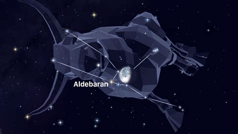 The Moon and Aldebaran | Star Walk