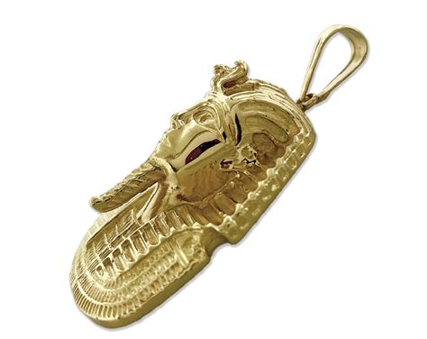 14K Gold King Tut Pendant