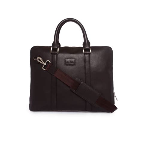 Brown Leather Laptop Bag - Newhide