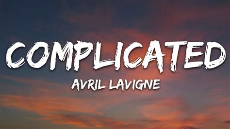 Avril Lavigne - Complicated (Lyrics) Chords - Chordify