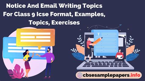 Notice And Email Writing Topics For Class 9 Icse Format, Examples ...