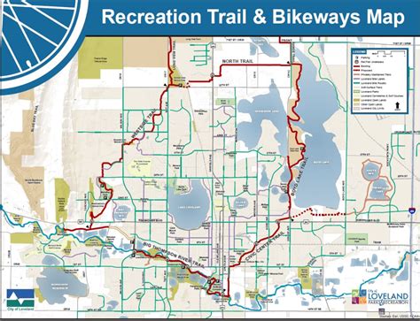 View the Loveland recreation trail and bikeways map. Round Mountain, Wildlife Reserve, River ...