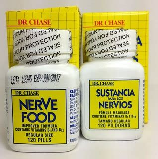 Dr. Chase brand "Nerve Food" in pill form, still manufactu… | Flickr