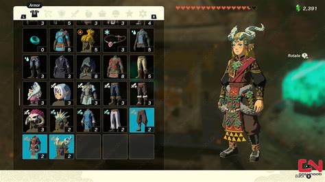 Zelda TOTK Ember Armor Set Locations