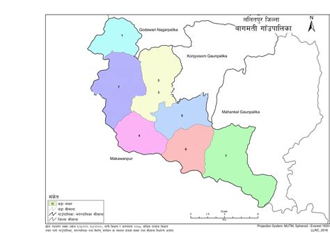 Map of Bagmati Rural Municipality, Lalitpur, Nepal – Nepal Archives